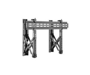 Equip 650351 Support Mural Vidéo Pop-Out 37"-70" (94-177.8cm) VESA 200x200-600x400mm, Charge Max 45kg, Distance Mur 6.8-21.5cm, Métal Noir