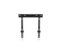 Equip 650363 Support Mural Fixe TV 32"-55" (81-139.7cm), VESA 200x200-400x400, Acier, Charge Max 55kg, Distance Mur 9-11mm, Noir