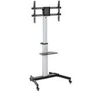 Equip Chariot TV 650630 pivotant 37-86 pouces hauteur réglable 50 kg Argent