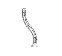 Equip 650862 Double Channel Cable Management Spine Silver