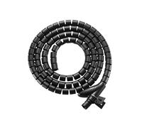 Equip Gaine de câble spiralée 650868 2,5 m Noir