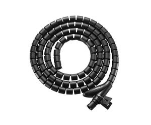 Equip 650868 Gaine de câble spiralée, 2,5 m, Noir