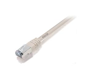 Equip 705416 Câble Réseau 10m Cat5e SF/UTP (S-FTP) Beige, Conducteurs Gainés, RJ-45 Mâle/Mâle, Contacts Or, 26 AWG, 100 MHz