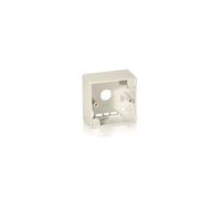 Equip 760302 Boîtier Prise de Courant Simple Blanc, ABS Synthétique, 80x80x42mm, Pack de 5, Conforme aux Spécifications du Fabricant