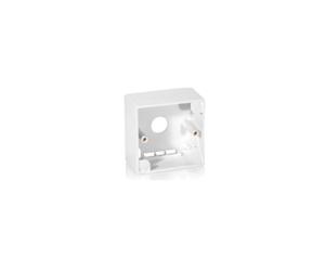 Equip 761302 Boîtier Prise de Courant Simple Blanc ABS, 80x80x42mm, Quantité 5, Dimensions Emballage 95x89x245mm, Poids 78g