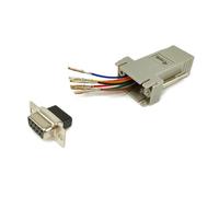 Equip Adaptateur DB9 Femelle vers RJ45 Femelle - Personnalisation des Broches Série - 72x33x16mm - Gris - Réf. 133388