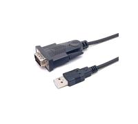 Equip Adaptateur USB-A vers Série DB9 (M/M) 1.5m, Chipset Prolific PL2303GT, Support Windows, macOS & Linux, Bande passante 1Mo/s