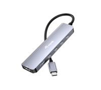 Equip Adaptateur USB-C->HDMI/3xUSB-C/USB PD 4K/60Hz 0,25m