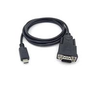 Equip Adaptateur USB-C -> série RS232-DB9 M/M Noir 1,50 m