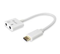 Equip Adaptateur USB-C vers audio, couleur blanche