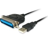 Equip Adapter USB-A -> Parallel EPP,ECP,bidi St/St 1.50m sw Polybeutel