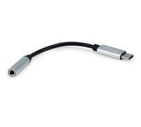 Equip Adapter USB-C-> 4-Pin 3.5mm St/Bu DAC 0.15m schwarz