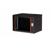Equip Armoire pour serveur 19" 07U 600 x 450 mm porte en verre noire