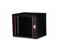 Equip Armoire pour Serveur 19" 09U 600 x 450 mm avec Porte en Verre Noire