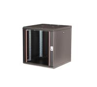 Equip Armoire pour Serveur 19" 12U 600 x 600 mm avec Porte en Verre Noire