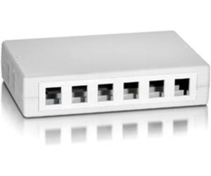 equip Aufputz Box pour 12 x Keystone Jack, blanc