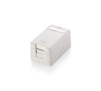 Equip Aufputzdose 1-Port Keystone ungeschirmt weiß Polybeutel