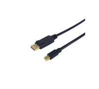 Equip Câble 2m Mini DisplayPort vers DisplayPort M/M 4K/60Hz - Résolution Max 3840x2160 - AWG32 - Taux transfert 21.6 Gbit/s - PVC - CE, RoHS, UKCA