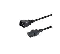 Equip Câble d'alimentation 1.8m IEC C20 vers IEC C13 Noir H05VV-F3G 3x1mm² 250V 16A Conforme REACH RoHS VDE