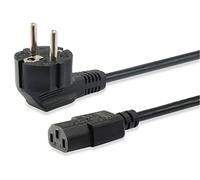 Equip Câble d'alimentation IEC C13 vers Schucko 3 m mâle/femelle Noir