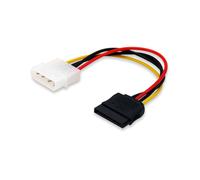 Equip Câble d'alimentation interne 112050 - 0.15m, Connecteur Molex (4-pin) vers SATA 15 broches, AWG18, Multicolore, 20x10x150mm
