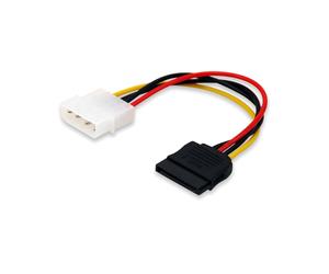 Equip Câble d'alimentation interne 112050 - 0.15m, Connecteur Molex (4-pin) vers SATA 15 broches, AWG18, Multicolore, 20x10x150mm