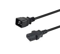 Equip Câble d'alimentation IEC C20 vers IEC C13 W129157670 1,8 m Noir 16A 250V