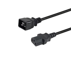 Equip Câble d'alimentation noir 1,8 m Iec C20 Iec C13, W129157670 (C20 Iec C13)