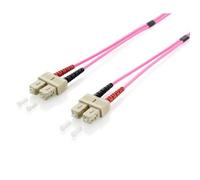 Equip 255526 SC/SC-LWL Patch Cord/OM4/10m/Fibre Optic Cable/Violet
