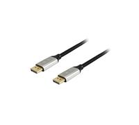 Equip Câble DisplayPort 1.4, 10m, 8K/60Hz, Connecteurs Plaqué Or, HDCP 2.2, DSC, Bande Passante 32.4 Gbps, Compatible HDR et MST