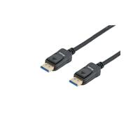 Equip Câble DisplayPort 2.1 M/M 2m : 16K/60Hz, 8K/60Hz, 40Gbps, HDCP 2.3, DSC, Contacts Or, Résolutions supportées 15360x8640