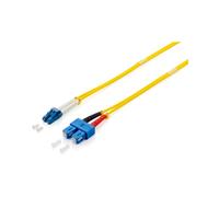 Equip Câble Fibre Optique Monomode OS2 2m LC/SC 9/125µm LSZH Jaune - Perte 0.3dB - Température -20°C à 70°C - Conforme REACH/RoHS