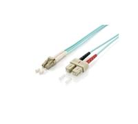 Equip Fiber Optic Patch Cable LC->SC 50/125mμ 15.00m Multimode Duplex Turquoise