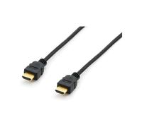 Equip Câble HDMI 1.4 Mâle/Mâle 1.8m 4K/30Hz, Connecteurs Type A, Compatibilité 3D, Dolby DTS-HD Master Audio/TrueHD, AWG30, Noir