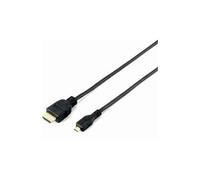 Equip Câble HDMI avec Ethernet – HDMI mâle vers micro HDMI Type D mâle 19 pin – 1 m