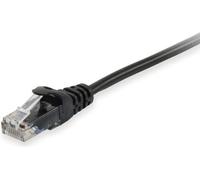 Equip Câble patch Cat6 U/UTP 2xRJ45 0.15m noir PVC Polybag