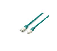 Equip Câble Réseau 605840 Cat6a S/FTP (S-STP) 1m Vert RJ-45 Contacts Or 10Gbps LSZH PoE+/++ AWG26/7