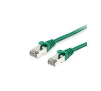 Equip Câble Réseau Cat6 S/FTP (S-STP) 15m Vert, Connecteurs RJ-45 Plaqué Or, 1000 Mbit/s, PoE+, Gaine LSZH, AWG 28/7, Conforme CE/REACH/RoHS/UKCA