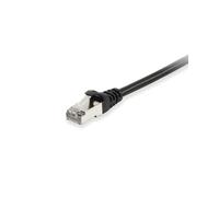 Equip Câble Réseau Cat6 S/FTP (S-STP) 2m, RJ-45 Mâle, Contacts Or, LSZH, Gigabit Ethernet 1000 Mbit/s, PoE+, Noir