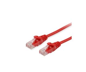 Equip Câble Réseau Cat6 U/UTP (UTP) Rouge 15m, Connecteurs RJ-45 Plaqué Or, CCA 26/7, 10GBase-T, 10000 Mbit/s, 250 MHz