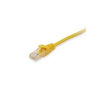 Equip Câble Réseau Cat6a U/UTP 0.5m Jaune, Connecteurs RJ-45 Mâle, 10GbE, 500MHz, PoE+, LSZH, AWG 26/7, Conforme RoHS/UKCA/CE/REACH