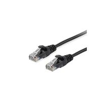 Equip Câble Réseau Cat6a U/UTP Noir 0.25m, Connecteurs RJ-45 Mâle, 10GBase-T, 10000 Mbit/s, 500 MHz, PoE+, LSZH, Cuivre, AWG 26/7