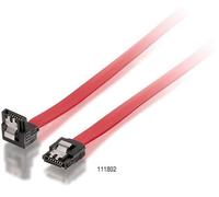 Equip Flachkabel, SATA, gewinkelt mit Clip, 1m 1,00 m