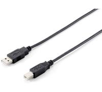 Equip Câble USB 2.0 A-B St/St 5.0m noir Polybag