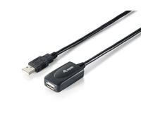 Equip Cable USB-A 2.0 -> A Verl. St/Bu 5.00m 480Mbps akt.sw