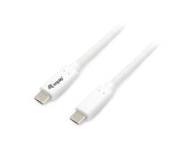 Equip Câble USB-C 3.2 Gen1, PD 60 W, 0,50 m, blanc, câble de charge rapide, mâle/mâle