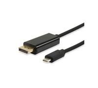 Equip Câble USB-C vers DisplayPort M/M 1.8m - Résolution 4096x2160 pixels - Connecteurs mâles - Noir - Conforme Plug and Play