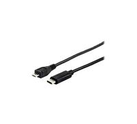 Equip - Câble USB - Micro-USB de type B (M) pour 24 pin USB-C (M) - USB 2.0 - 3 A - 1 m - moulé - noir