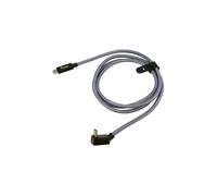 Equip Câble USB4 Gen 2x2 2m C vers C U-Plug 20Gbps PD 240W 4K/60Hz Nickel PVC Tressé Cuivre Aluminium Argent CE, RoHS