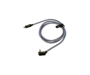 Equip Câble USB4 Gen 2x2 2m C vers C U-Plug 20Gbps PD 240W 4K/60Hz Nickel PVC Tressé Cuivre Aluminium Argent CE, RoHS